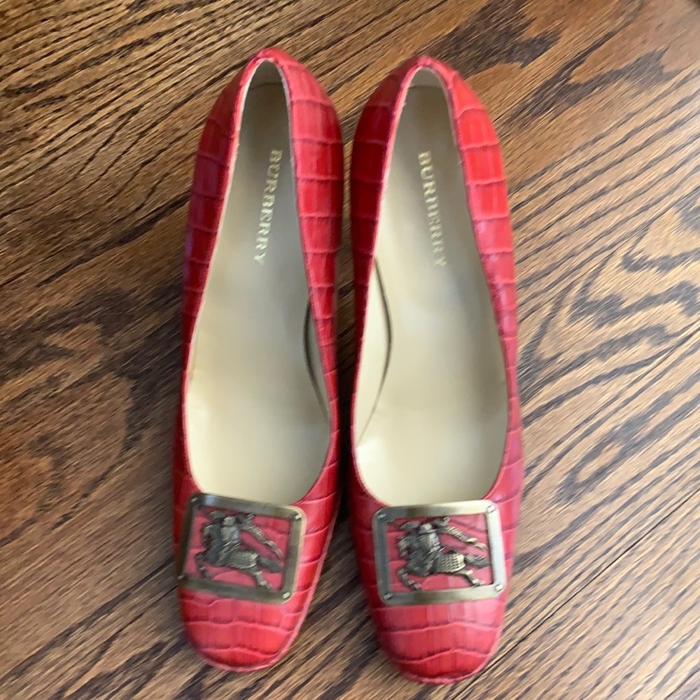 Red Burberry Shoes